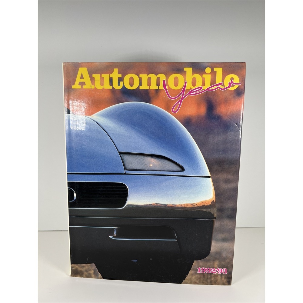 AUTOMOBILE YEAR #40 1992/93 Hardcover Dust Jacket